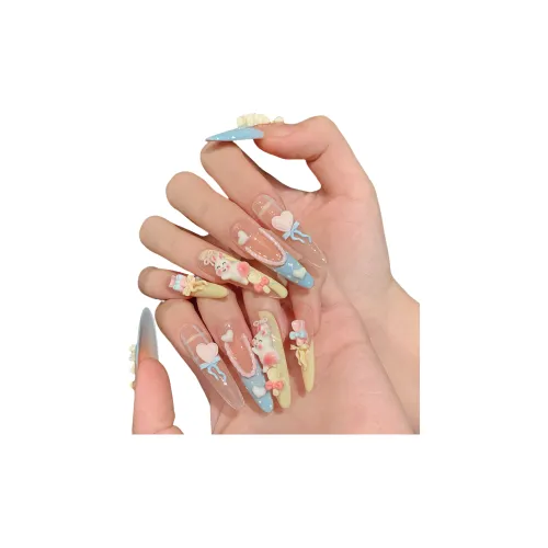 SHAQINUO False Nail Точка Тип Дофаминовая одежда Jump Цвет Coquette