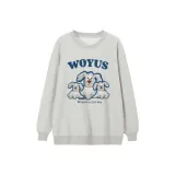 Бело-серый с флисовой подкладкой