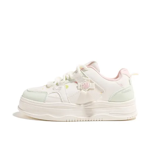 HUANQIU Устойчивые к истиранию Баланс Легкие Низкие Кроссовки для скейтбординга Женские Гуайява Цвет