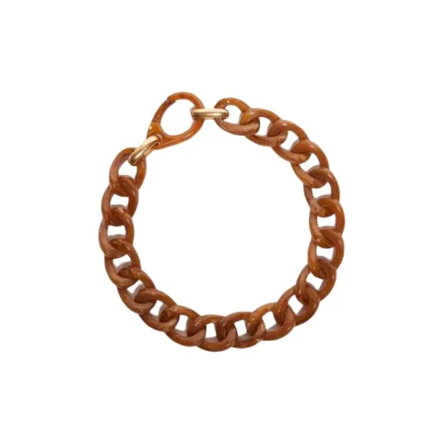 MaxMara Ожерелья из органического стекла Женские Желтые