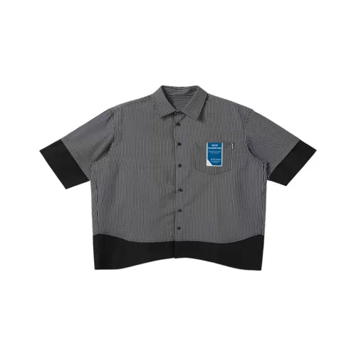 HANDAIWEI Черные Унисекс Рубашки