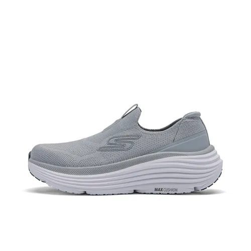 Skechers Легкий визуально увеличивает рост Rebound Low Top Беговые кроссовки Женские Серый