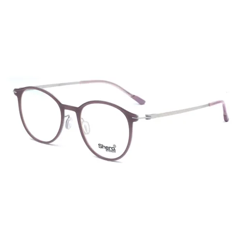 SHERO EYEWEAR Чистый титан Хлопок Янтарный Оправы для очков Унисекс