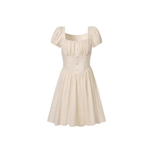 TAMMY TANGS Короткое платье с короткими рукавами женское