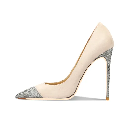 Siwei Узкий каблук Высокие каблуки Женские Абрикос