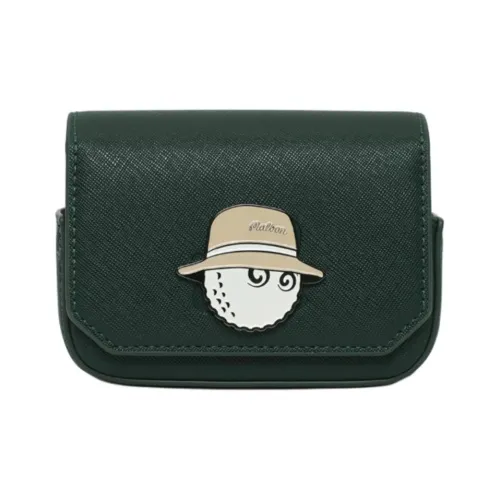 Malbon Golf Collaboration Синтетическая кожа Путешественный мешок для хранения Унисекс Зеленый