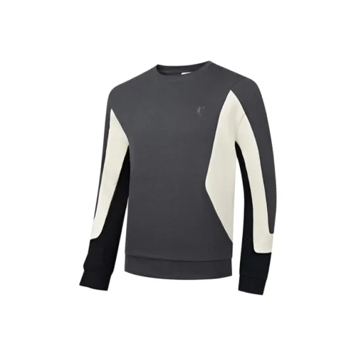 QIAODAN Свитшот Мужской Грозовой Серый Сырой Деним