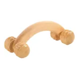 [Четырехколесный инструмент для массажа ногтей] Деревянное массажное устройство