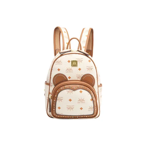 MISS GAIL Синтетическая кожа Carry Рюкзак Женские Бежевый Желтый