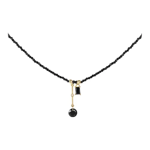 LELC Стальной+Синтетический Кристалл Кулоны Женские