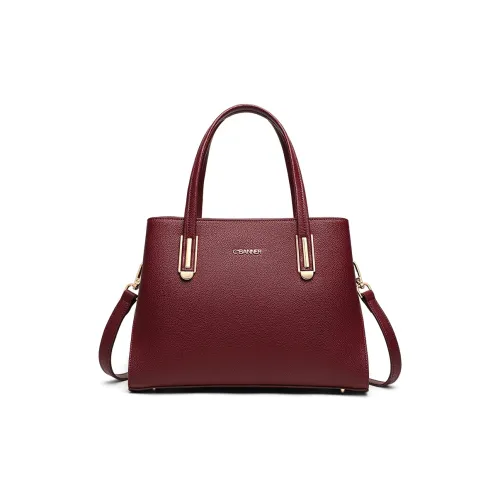 C°BANNER Сумка через плечо из коровьей кожи сумка обычная женская бордового цвета