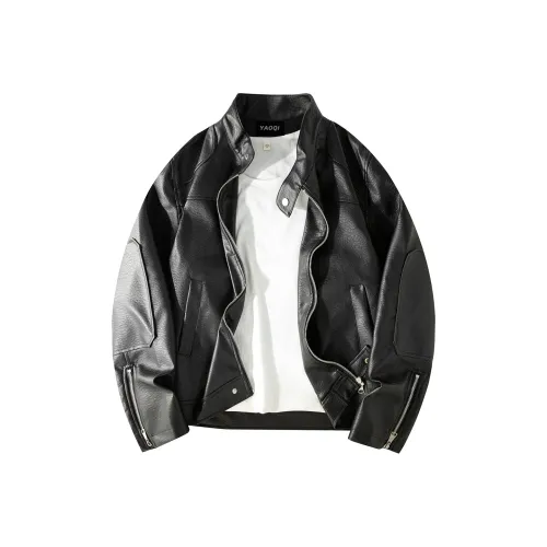Yaoqi Унисекс Кожаные куртки