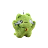 Зеленая толстая кошка