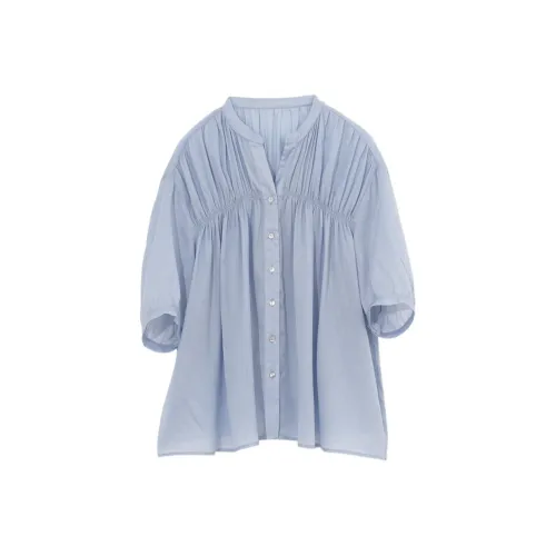 ZIMO Светло-синие Женские Рубашки