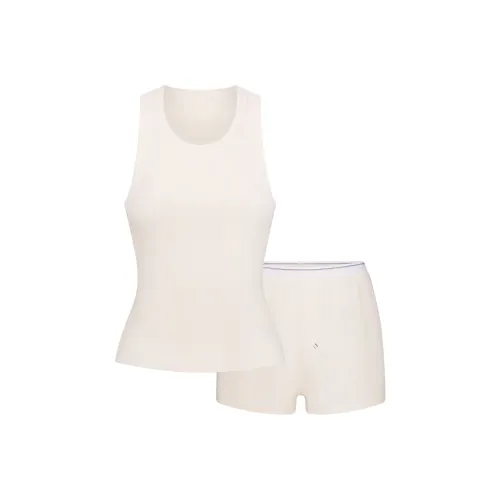 SKIMS FW25 Scoop Танк и Короткий Комплект Повседневный Костюм Женские