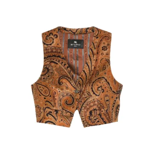 ETRO Коричневый Женский жилет