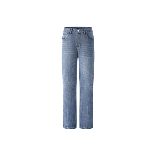 XUJIA Blue Unisex Jeans XUJIA Синий Унисекс Джинсы