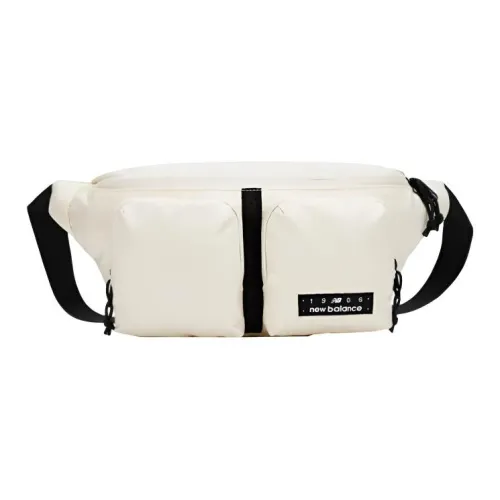 New Balance совместный бренд Ткань Одно плечо Через плечо Бананка Обычный Унисекс Белый