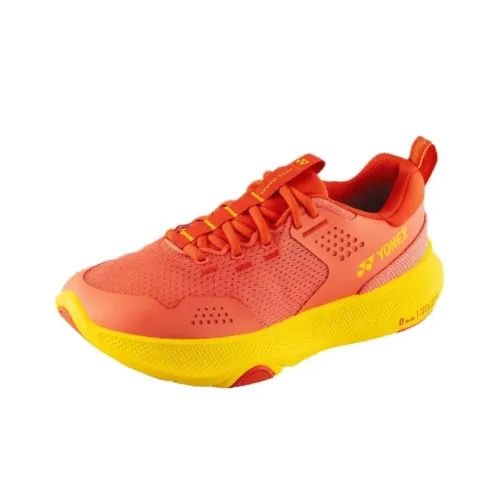YONEX Амортизаторы Shock Slip-Resistant Дышащие Низкие Кроссовки для Беговых Повседневных Занятий Женские Sunset Red