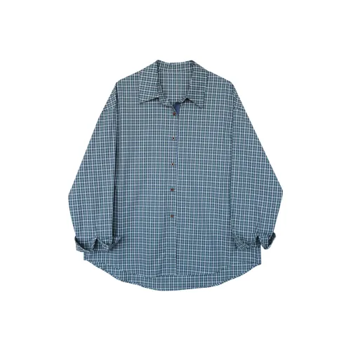 AURORA DIARY Синий Женские Рубашки