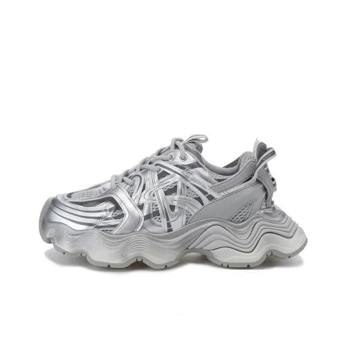 AILIAI Противоскользящий устойчивый к истиранию низкий топ кроссовки с толстой подошвой унисекс