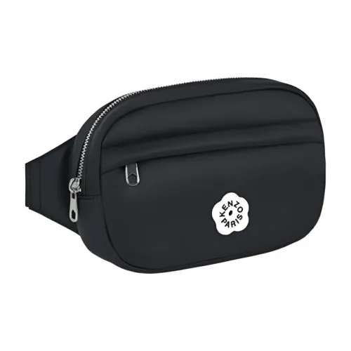 KENZO Boke Flower Series Ткань Бананка Женская Черная