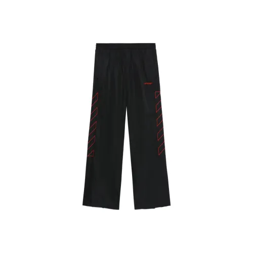 Off Белый Черный Мужские Повседневные Штаны