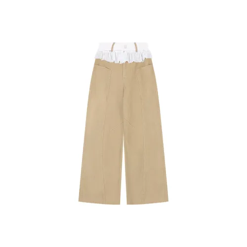 XIAOLIZI Хаки Женские Джинсы