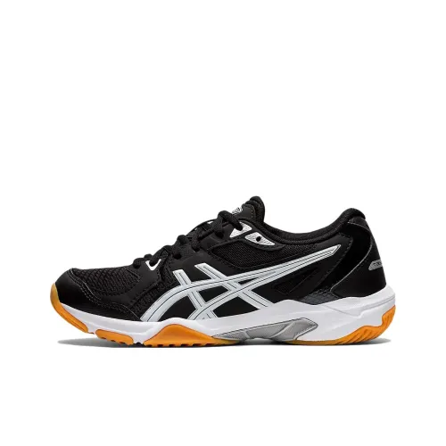 Asics Gel Rocket 10 Амортизация Дышащие Поддерживающие Волейбольные Кроссовки Женские Черные