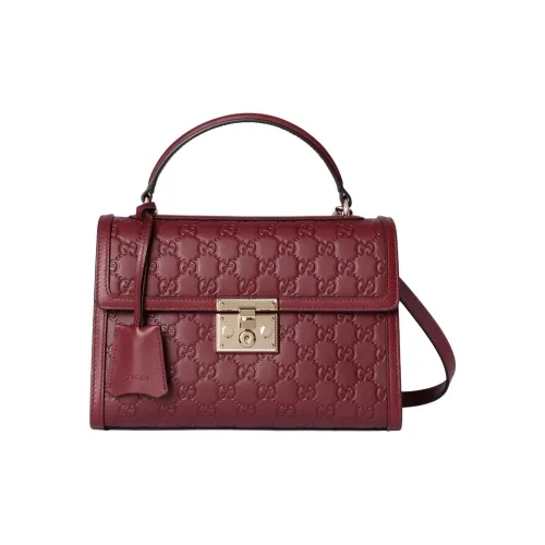 GUCCI GG Кожа Сумка через плечо Сумка Средний Женская Красная