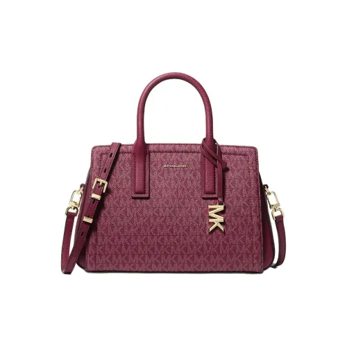 MICHAEL KORS Laila Покрытый холст Сумка Маленькая Женская Mulberry Красный