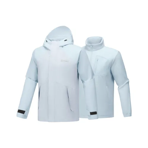 Skechers Водонепроницаемый Ветрозащитный Дышащий Устойчивый к истиранию Термический Водоотталкивающий Ветровка Унисекс