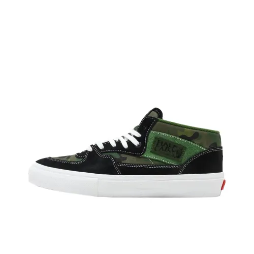 Gosha Rubchinskiy x VANS Half Cab LX Скейтборд Кроссовки Мужские Черный Зеленый