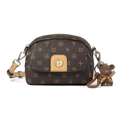 TUCANO Сумка через плечо из ПВХ Женская Латте Кофейный