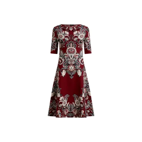 ETRO Короткое платье с короткими рукавами женское