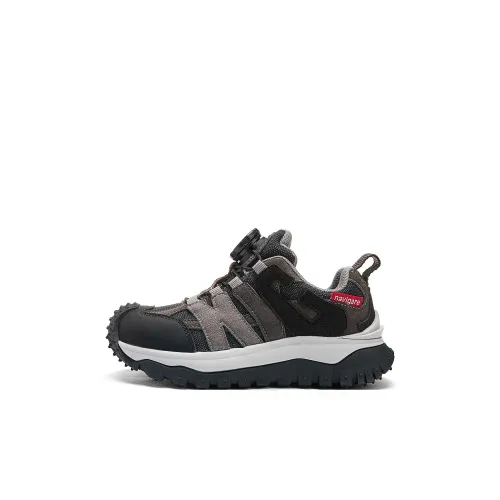 NAVIGARE Анти-KICK и Устойчивая к Износу Низкая Обувь для Путешествий Черного Цвета для Детей