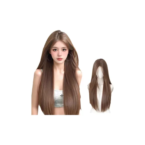 MUNINGFEI California Горячая девушка Женская Перука Синтетический Scalp Естественный Объемный Длинные Прямые Волосы Высокая Температура Пряжа