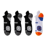 Чёрный 3 шт + Белый и оранжевый 1 пара