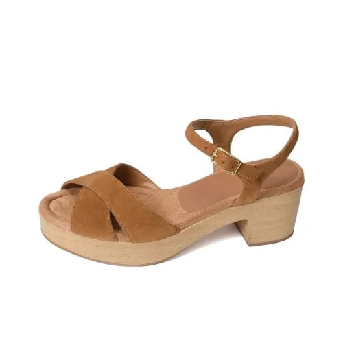 Unisa IRAM One Sandals Strap 6 см Женские Коричневый