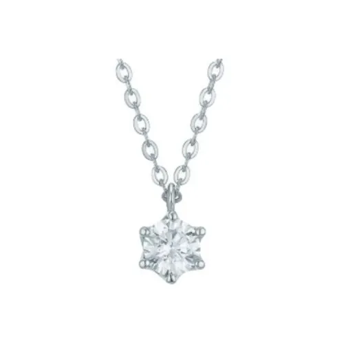 Lloyd 14k Белое золото Ожерелья Унисекс Серебряный