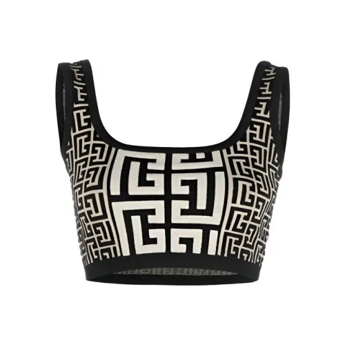 BALMAIN Черные Женские Майки