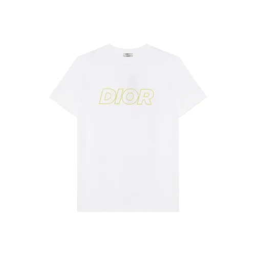 DIOR Белая Мужская T-Рубашка