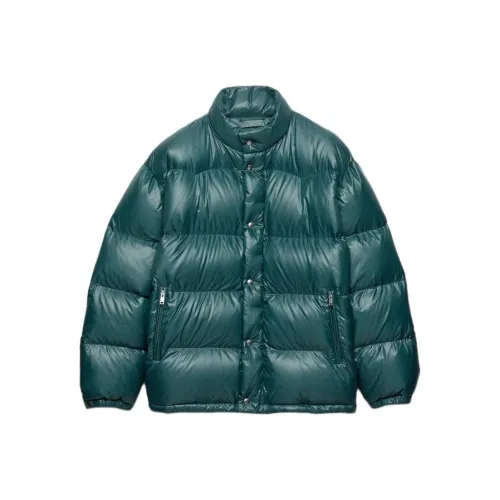 PRADA Синий Мужской Пуховик