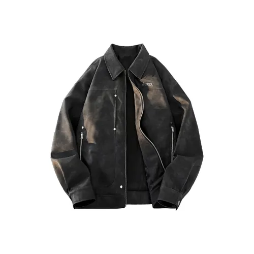 JEEP Кожа Куртка Куртка Унисекс