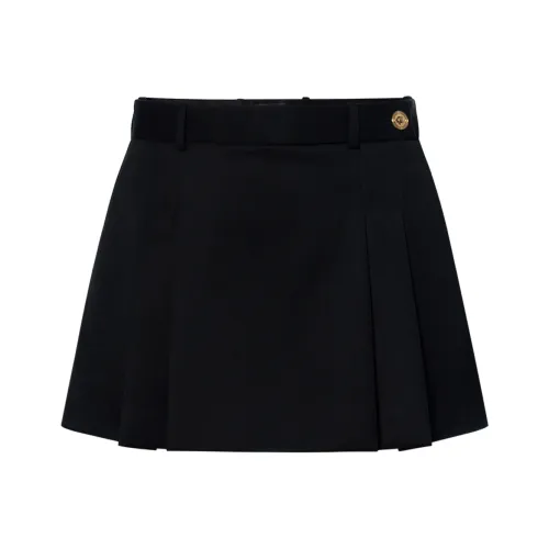 VERSACE Повседневные короткие юбки Женские Черный