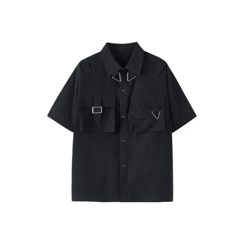 ULTRA QUATTRO Черный Унисекс Рубашки