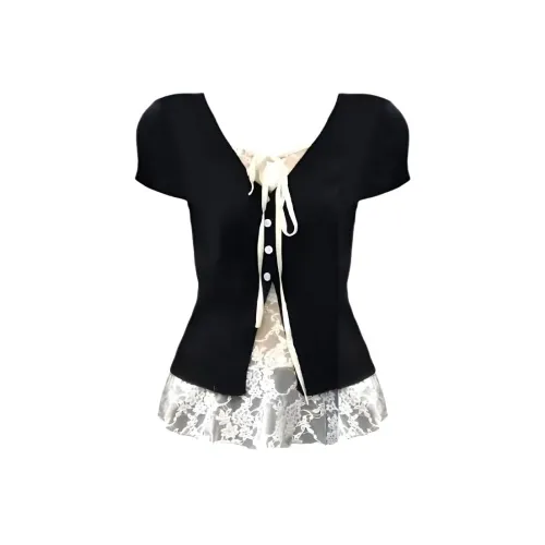 INNI Черный Женский Короткий Топ