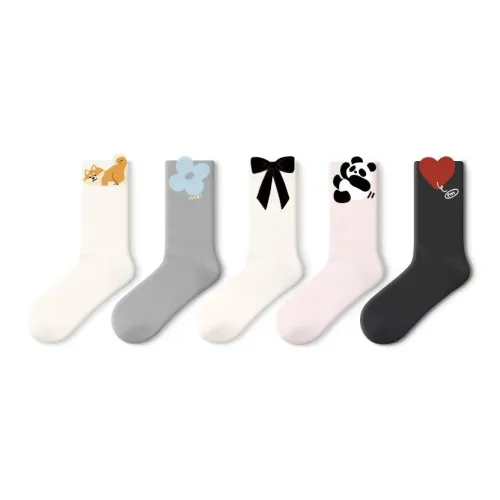 PRIMEET Носки Crew Женские упаковка из 5 пар