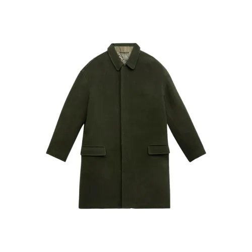 ISABEL MARANT Мужское пальто темно-зеленого цвета