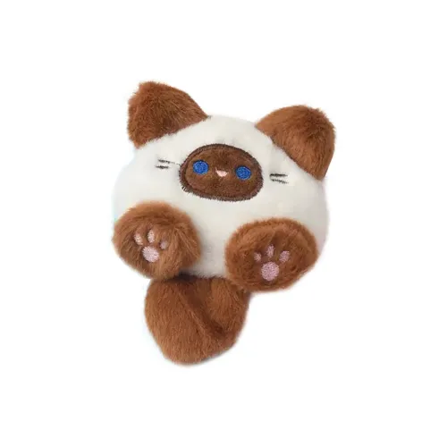 HUHUXIONG Longtail Кошка Скрипящая Украшение Плюшевый Брелок 10 см Высота